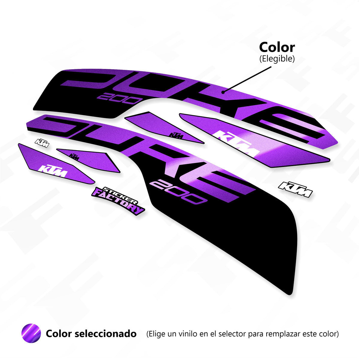 KTM - DUKE 200 Color Personalizado (2020/2025)