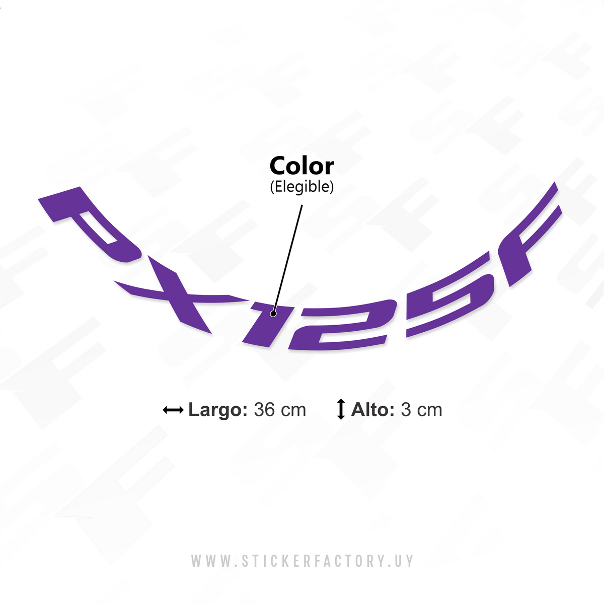 STICKER "PX125F" PARA LLANTAS (1 UNIDAD)