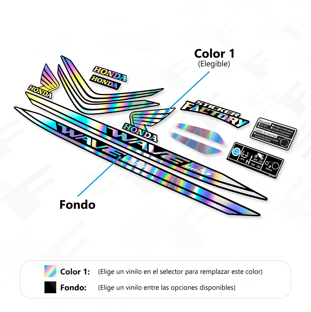 HONDA Wave S (2026) con Fondo