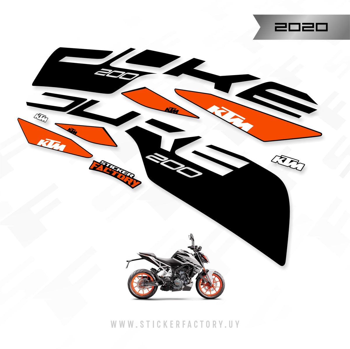 KTM - DUKE 200 Color Personalizado (2020/2025)