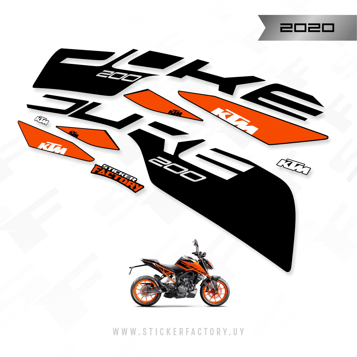 KTM - DUKE 200 Color Personalizado (2020/2025)