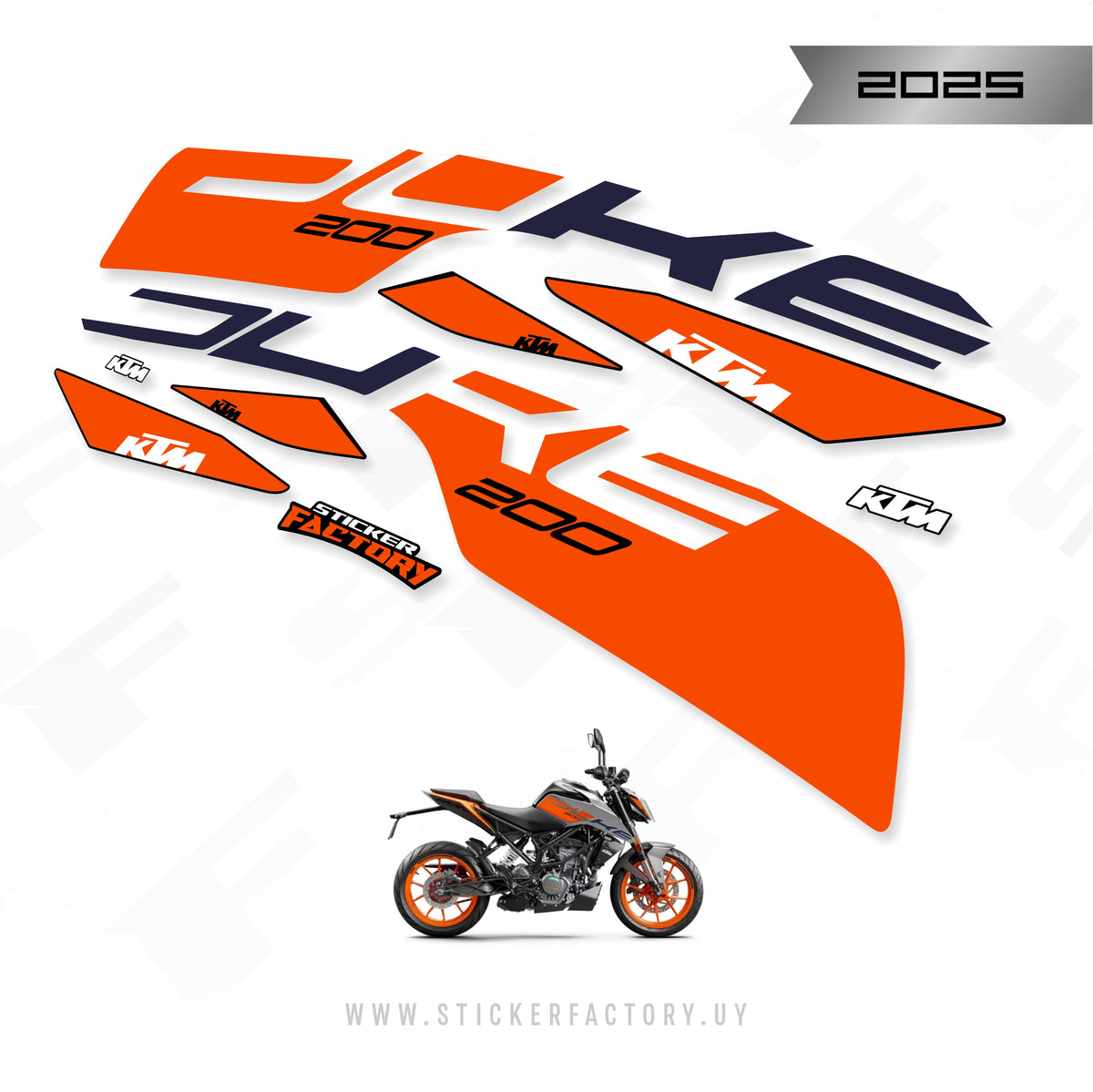 KTM - DUKE 200 Color Personalizado (2020/2025)