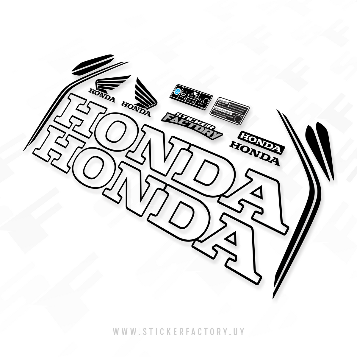 HONDA Wave S (Diseño 2026 con Laterales Honda)