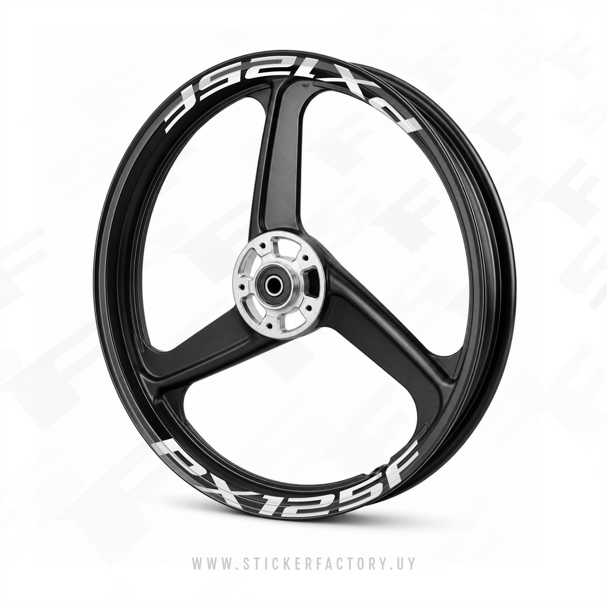 STICKER "PX125F" PARA LLANTAS (1 UNIDAD)
