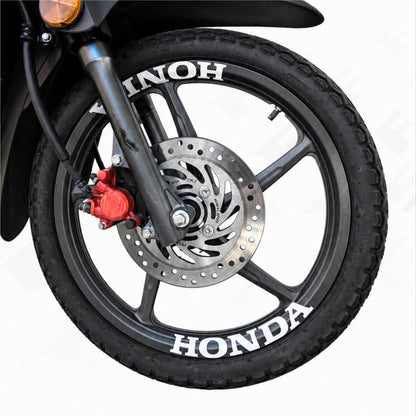 STICKER "HONDA" PARA LLANTAS (1 UNIDAD)