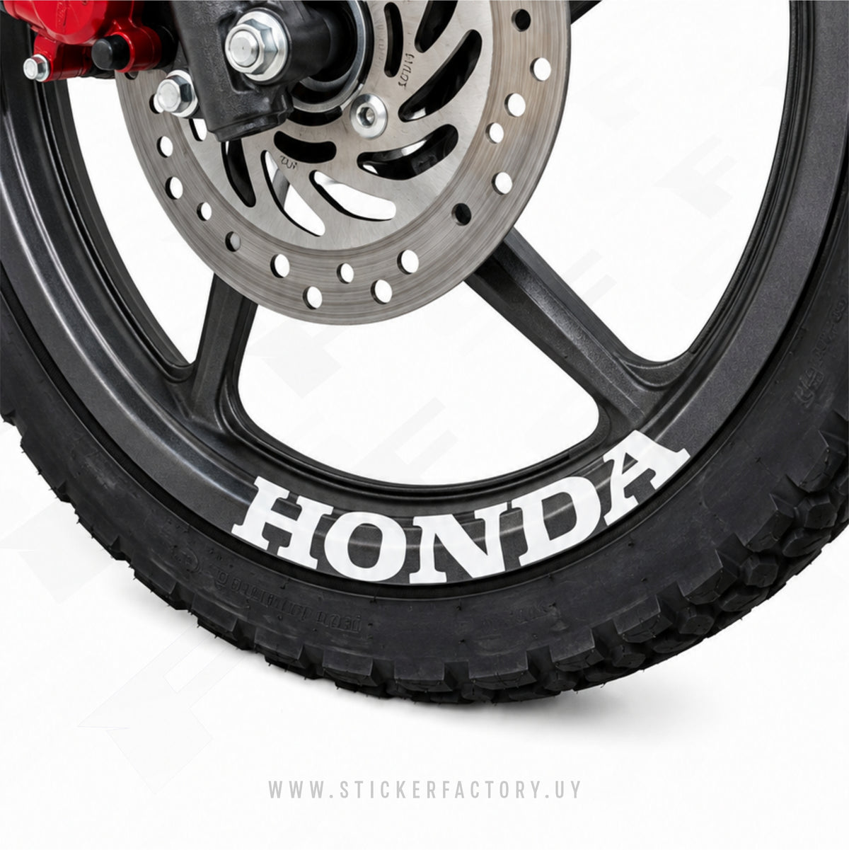 STICKER "HONDA" PARA LLANTAS (1 UNIDAD)